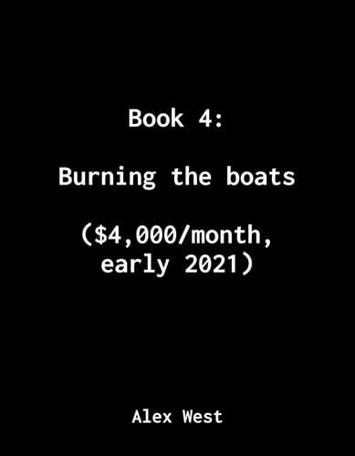 Cover of Book 4: Burning the boats